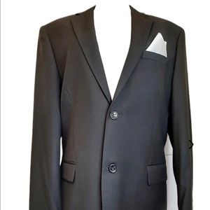 Caravelli Black 2 Pc Suit Men's Size 42R 36W